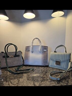 Three Bag Lot Mix of New Bags, Sizes and Colors  NWOT